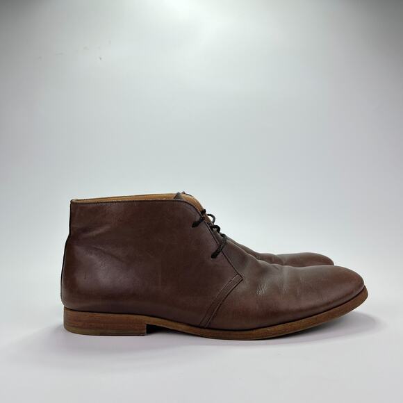 COS Desert Boot Chestnut Brown Leather Casual Chukka Boots Shoes Men's Size 11.5 - Picture 1 of 13